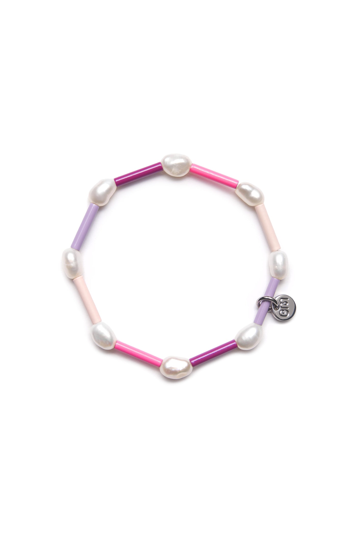 Stretchy Pearly Bracelet (Lilac Gradient)