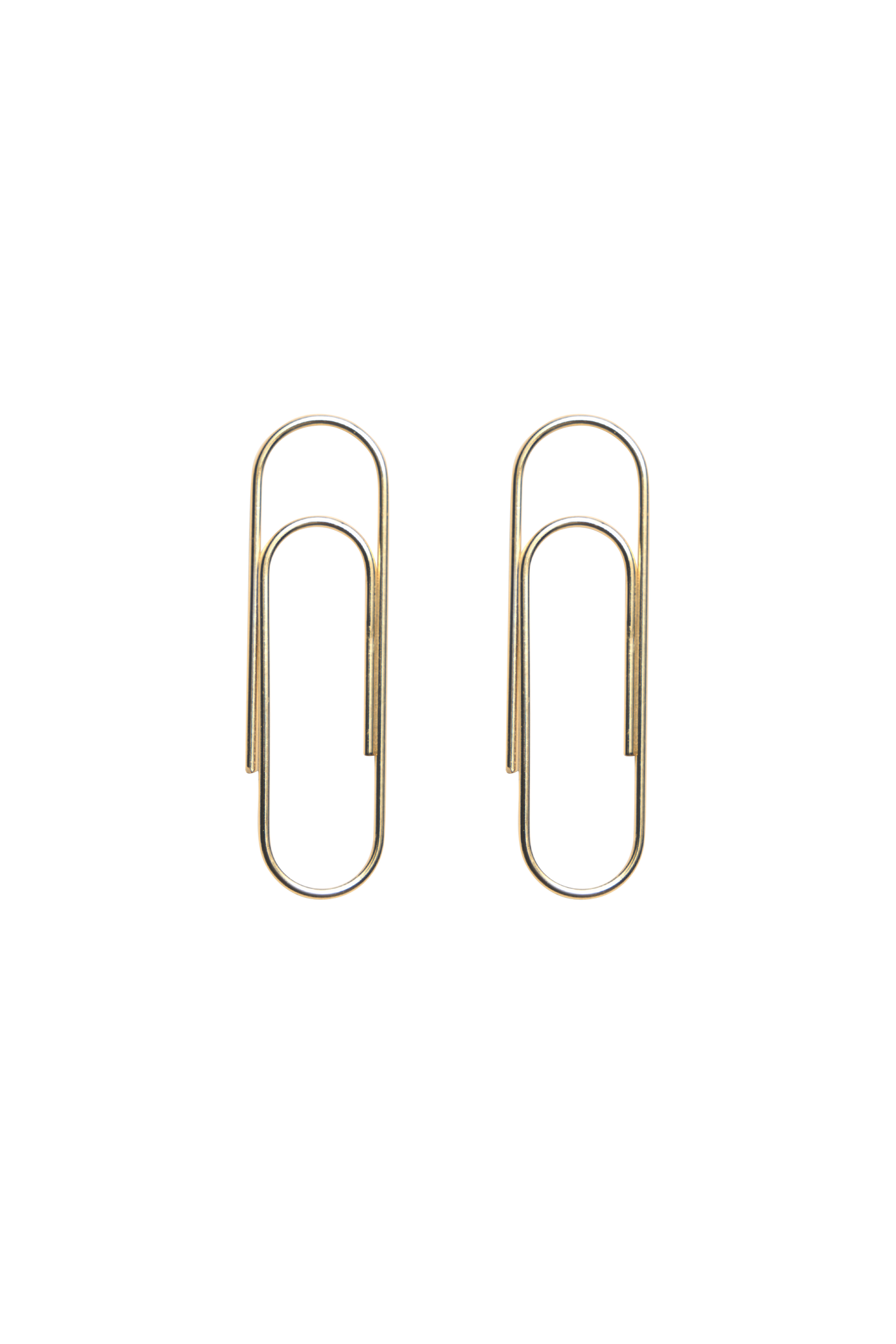 Paperclip Earring (14K Gold Vermeil)