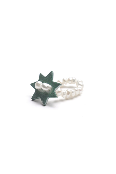 Pearly Star Ring (Frozen Seawater)