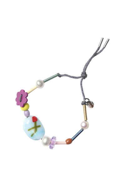 Bianca Mavrick x Lawn Bowls Collaboration Rose Bracelet Glass Jewellery