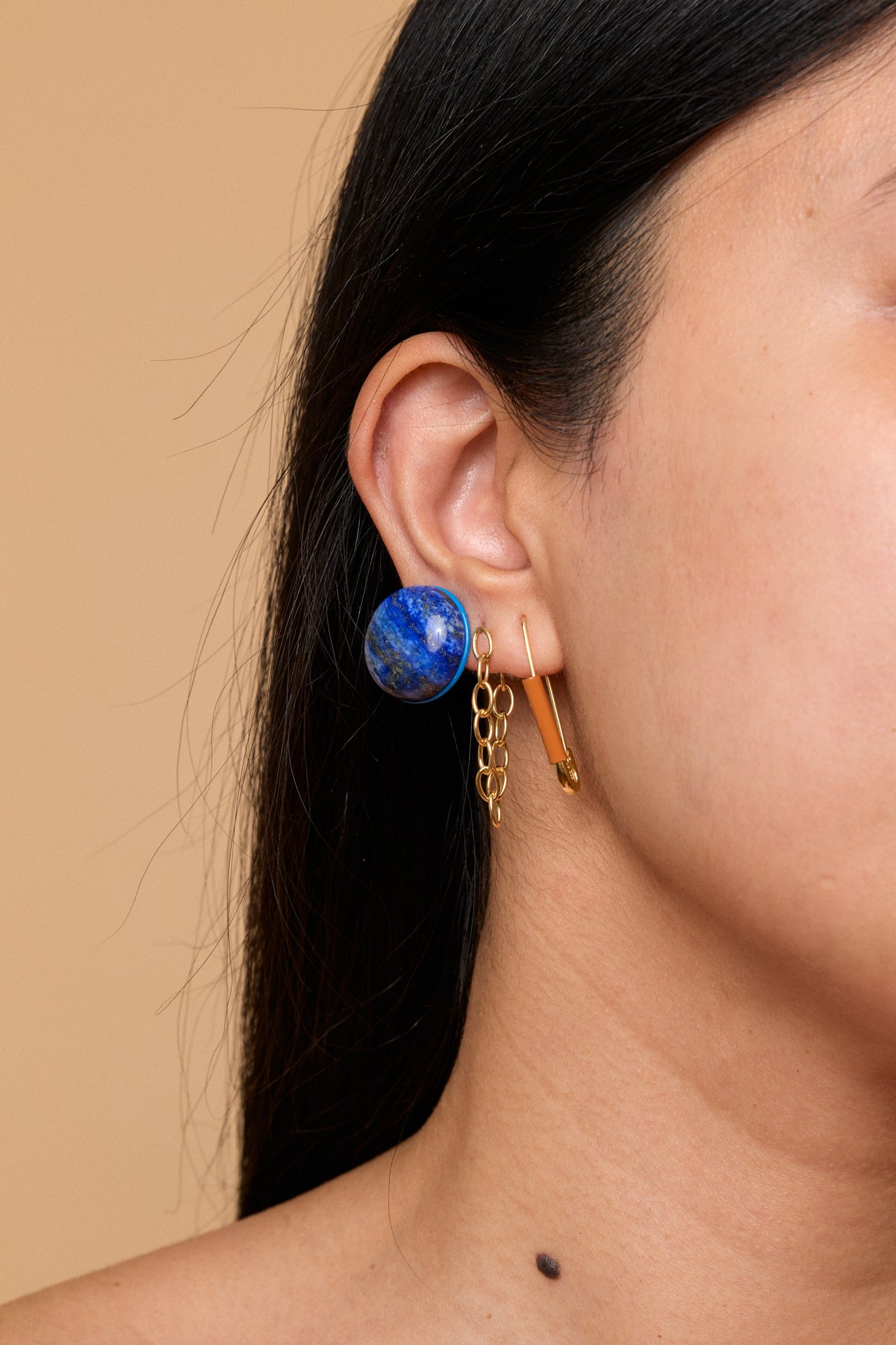 Model wearing Bianca Mavrick Jewellery Earrings
